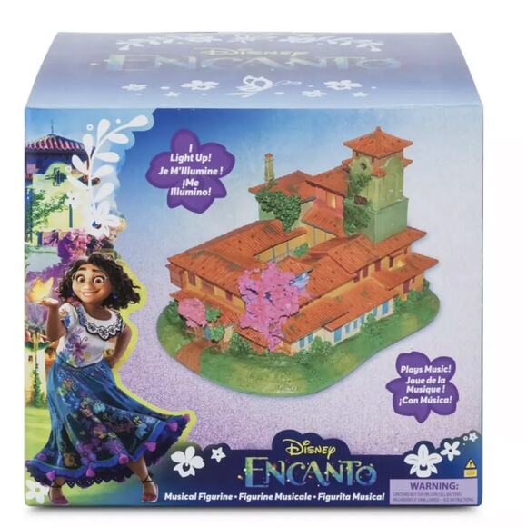 Disney Parks Encanto House Light-Up Musical The Family Madrigal Figurine New - Picture 5 of 5